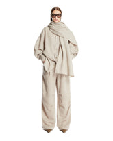 Gray Georgia Shirt with Scarf | PDP | Antonia