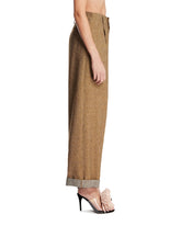 Brown Danielle Wide-Leg Pants | PDP | Antonia