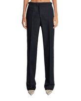 Blue Adjustable Waist Trousers | PDP | Antonia