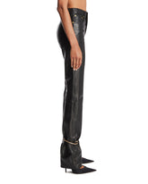 Black Leather Marion Trousers | PDP | Antonia
