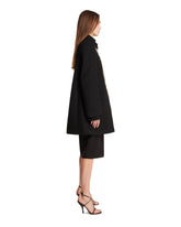 Black Embellished Wool Coat | PDP | Antonia