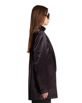 Brown Double-Breasted Viscose Jacket | PDP | Antonia