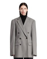 Gray Double-Breasted Jacket | PDP | Antonia