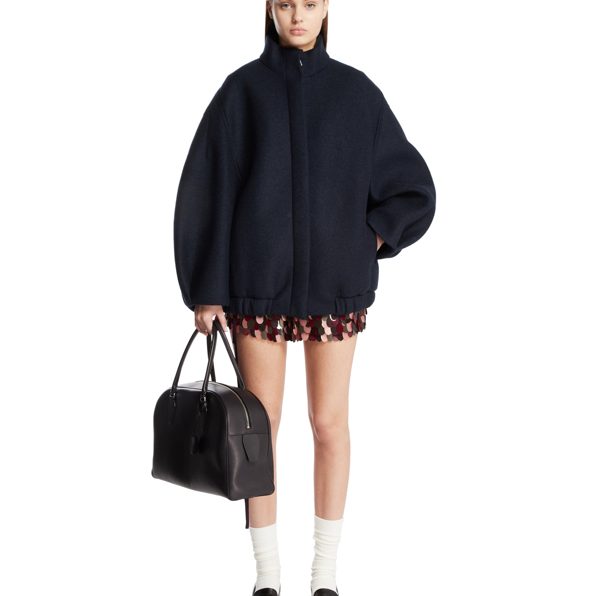 Bomber Oversize Blu DRIES VAN NOTEN Antonia