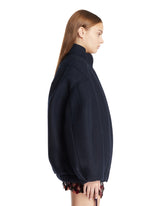 Blue Oversized Bomber | PDP | Antonia