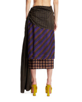 Purple Draped Skirt | PDP | Antonia