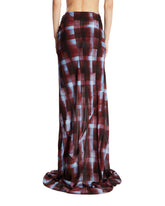 Brown Maxi Draped Skirt | PDP | Antonia