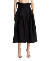 Black Sculptural Skirt | PDP | Antonia
