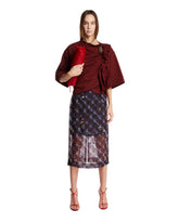 Gonna In Seta Con Ricami Multicolore | PDP | Antonia