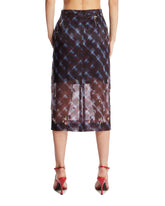 Multicolour Embroidered Silk Skirt | PDP | Antonia