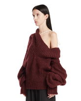 Brown Oversized Mohair Sweater | PDP | Antonia