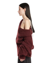 Brown Oversized Mohair Sweater | PDP | Antonia