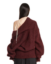 Brown Oversized Mohair Sweater | PDP | Antonia