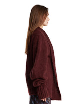 Maglione Oversize In Mohair Burgundy | PDP | Antonia