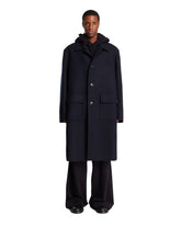 Cappotto In Lana Blu | PDP | Antonia