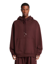 Burgundy Loose Fit Hoodie | PDP | Antonia