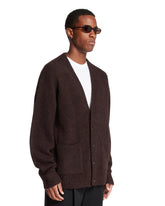 Brown Alpaca and Wool Cardigan | PDP | Antonia