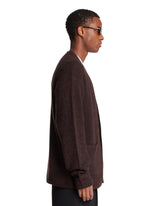 Brown Alpaca and Wool Cardigan | PDP | Antonia