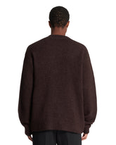 Brown Alpaca and Wool Cardigan | PDP | Antonia