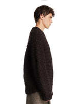 Brown Wool and Cashmere Sweater | PDP | Antonia