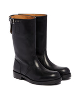 Stivali Biker In Pelle Neri | PDP | Antonia