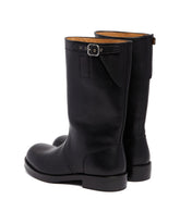 Stivali Biker In Pelle Neri | PDP | Antonia