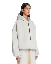 Gray Half-Zip Sweatshirt | PDP | Antonia