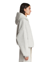 Gray Half-Zip Sweatshirt | PDP | Antonia