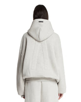 Gray Half-Zip Sweatshirt | PDP | Antonia