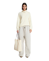 White Turtleneck Pullover | PDP | Antonia