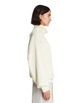 White Turtleneck Pullover | PDP | Antonia