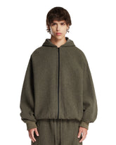 Green Wool Hoodie | PDP | Antonia