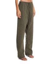 Green Drawstring Trousers | PDP | Antonia