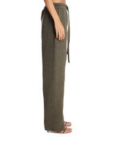 Green Drawstring Trousers | PDP | Antonia
