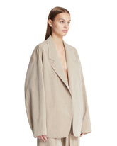 Beige Oversized Blazer | PDP | Antonia