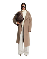 Beige Coat with Belt. | PDP | Antonia