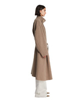 Beige Coat with Belt. | PDP | Antonia