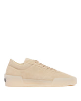 Sneakers Aerobic In Suede Beige | PDP | Antonia