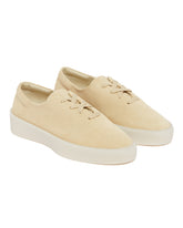 Beige 101 Suede Sneakers | PDP | Antonia