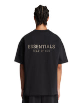 Black Classic Cotton T-Shirt | PDP | Antonia