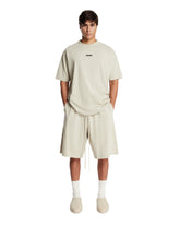 Gray Cotton Logo T-shirt | PDP | Antonia