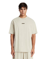 Gray Cotton Logo T-shirt | PDP | Antonia