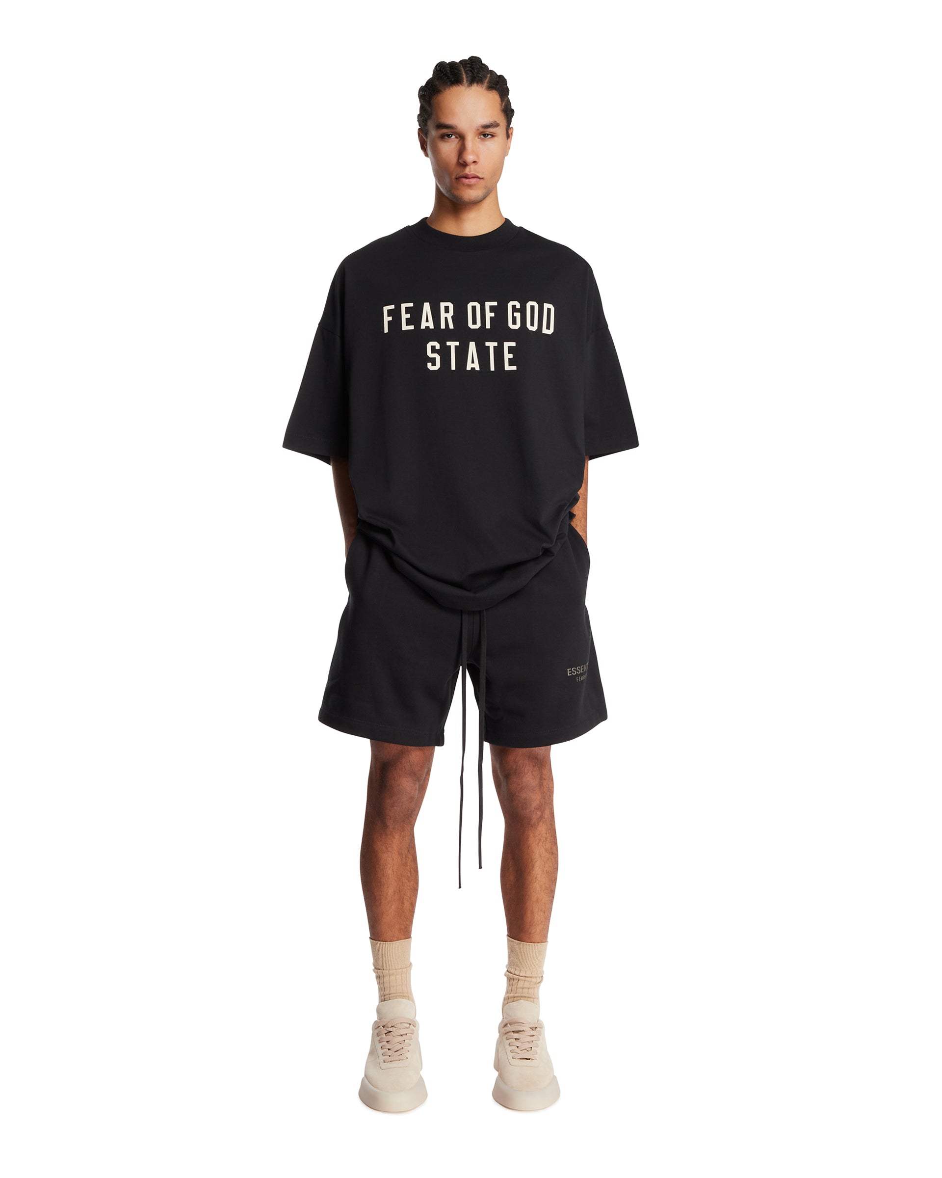 Black 90s T-Shirt | FEAR OF GOD ESSENTIALS - Antonia