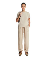 Pantaloni Con Coulisse Beige | PDP | Antonia