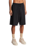 Black Relaxed Cotton Shorts | PDP | Antonia