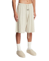 Gray Cotton Shorts | PDP | Antonia