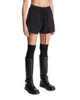 Black Cotton Shorts | PDP | Antonia