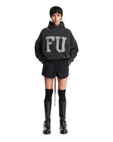 Black Cotton Shorts | PDP | Antonia