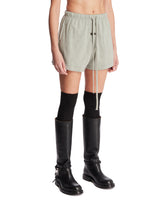 Gray Cotton Shorts | PDP | Antonia