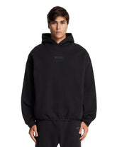 Black Cotton Hoodie | PDP | Antonia